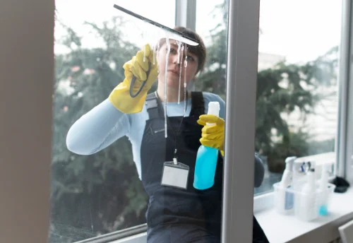 Nettoyage de vitres intérieures et extérieures à Mérobert